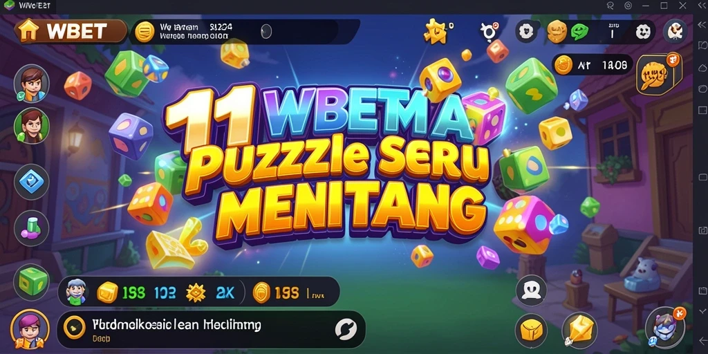 Tampilan gameplay utama 11WBET yang penuh teka-teki seru.
