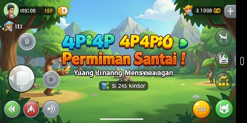 Tangkapan layar gameplay 4P4P yang menarik dan menyenangkan.