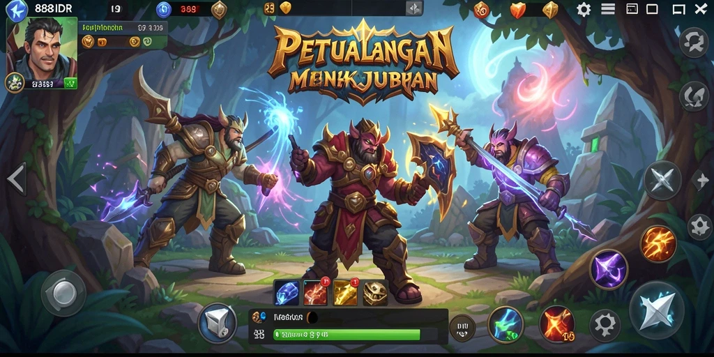 Gameplay seru dan mendalam di dunia ARPG 888IDR.