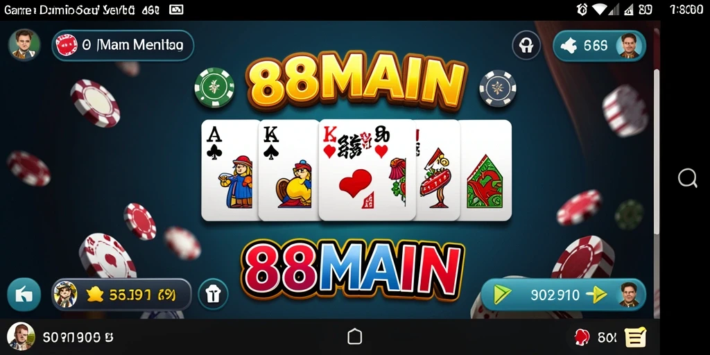 Screenshot tampilan gameplay seru dari 88MAIN.