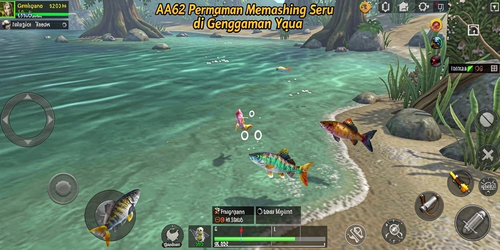 Tangkapan besar dan suasana memancing yang menyenangkan dalam AA62.