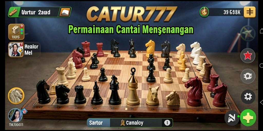 Tangkapan layar CATUR777 menunjukkan gameplay catur yang menarik dan menantang.