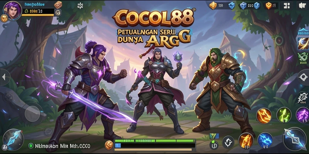 Tampilan gameplay ARPG yang seru dan menantang dalam COCOL88.