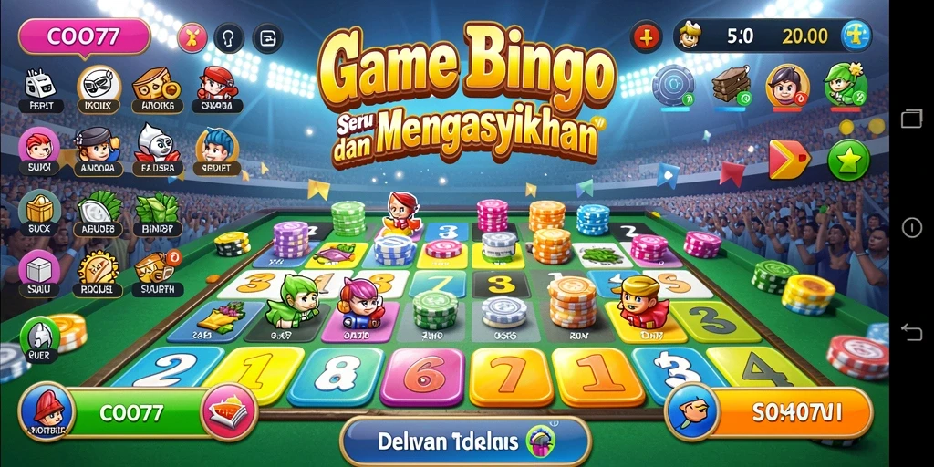 Screenshot gameplay Bingo yang penuh aksi dan keseruan.