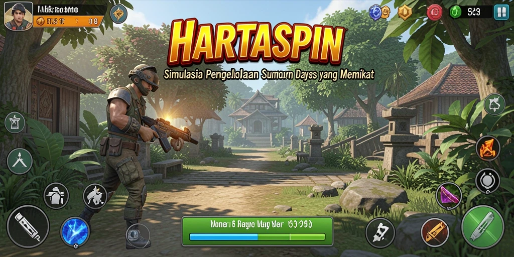 Screenshot utama menampilkan pengalaman gameplay HARTASPIN yang menarik.