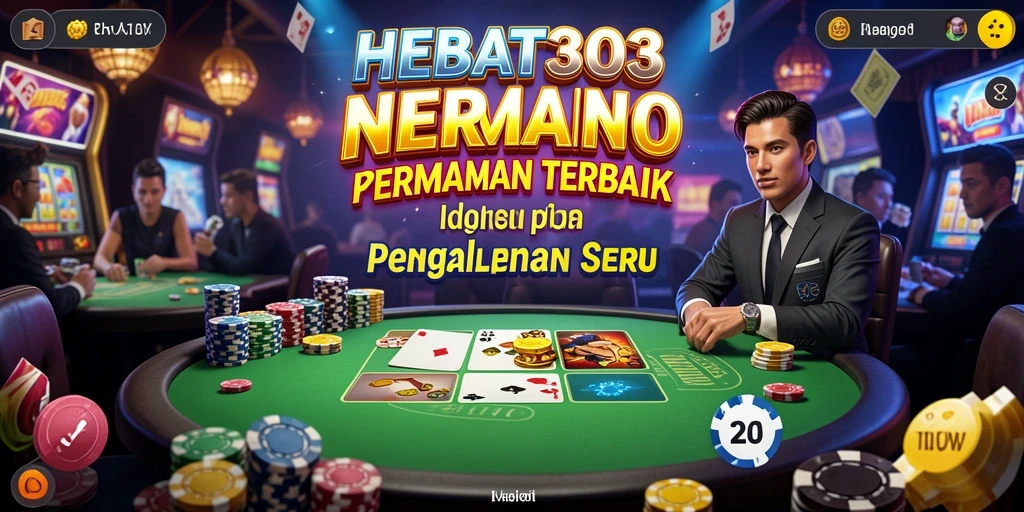 Tampilan menarik dari gameplay Kasino HEBAT303 dengan efek visual yang memukau.