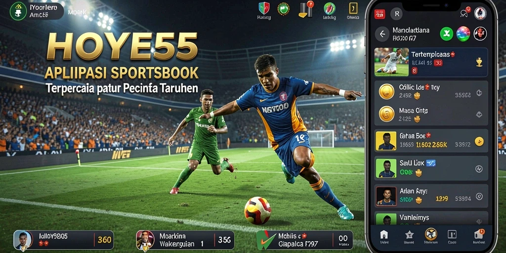 Gameplay menyenangkan dan menarik dari aplikasi Sportsbook HOYE55.