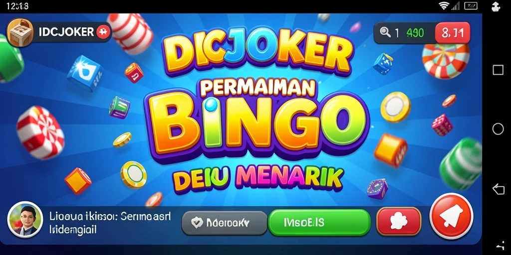 Screenshot gameplay Bingo IDCJOKER dengan tampilan menarik.