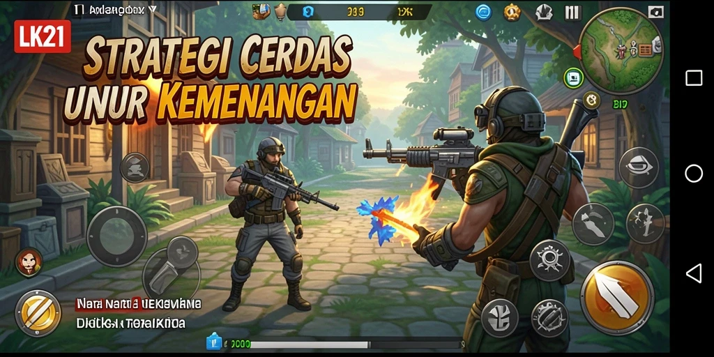 Tangkapan layar utama LK21 menampilkan gameplay strategi yang mendebarkan.