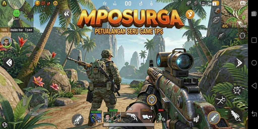 Tampilan seru dari gameplay MPOSURGA dengan aksi yang mendebarkan.