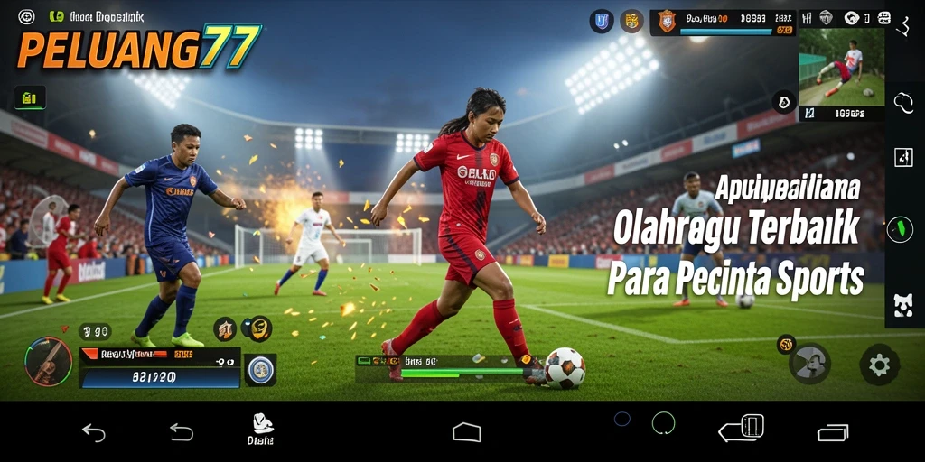 Tampilan menarik dan interaktif dari gameplay PELUANG77.