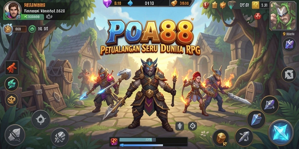 Tampilan gameplay POA88 yang menarik dan penuh aksi.