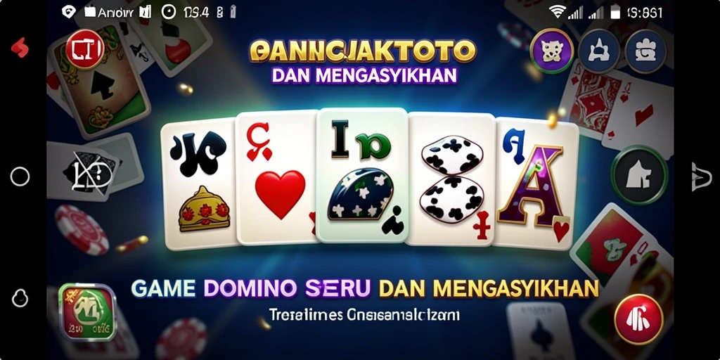 Screenshot PUNCAKTOTO menampilkan gameplay Domino yang menarik.