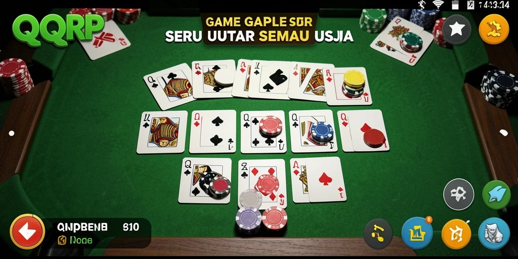 Tampilan gameplay QQRP yang seru dan interaktif di setiap putaran.