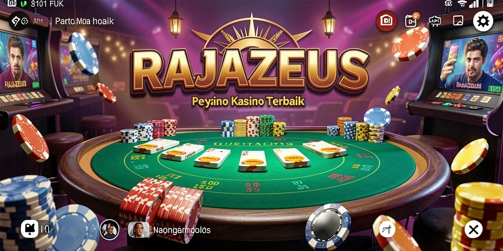 Tampilan gameplay RAJAZEUS yang memukau dan menarik.