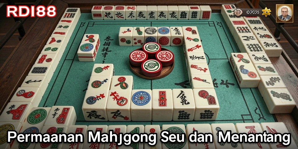Tampilan gameplay RDI88 yang menarik dalam permainan Mahjong.