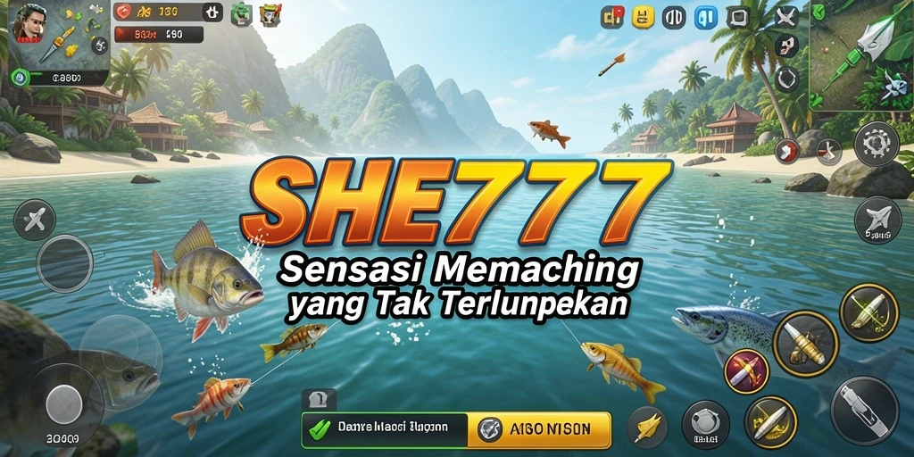Tangkapan ikan yang menakjubkan dalam gameplay SHE777.