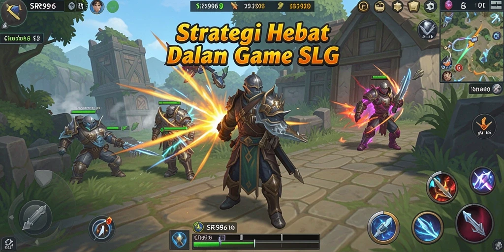 Tampilan gameplay SR996 yang memukau dari pertempuran strategi.