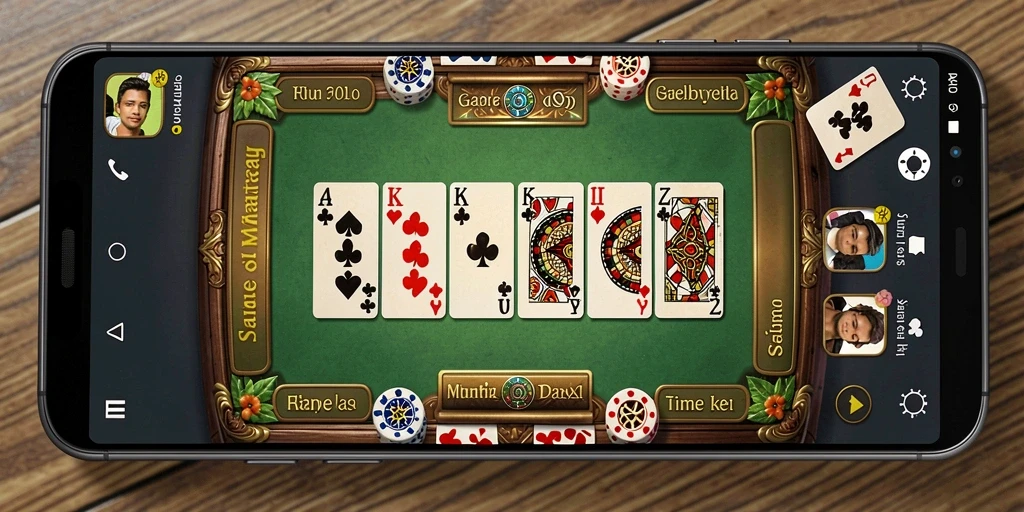 Screenshot gameplay T6 menampilkan tantangan seru dalam permainan Domino.