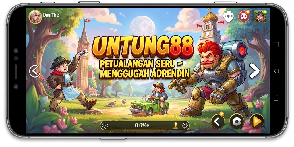 Tampilan screenshot menunjukkan aksi seru di UNTUNG88.