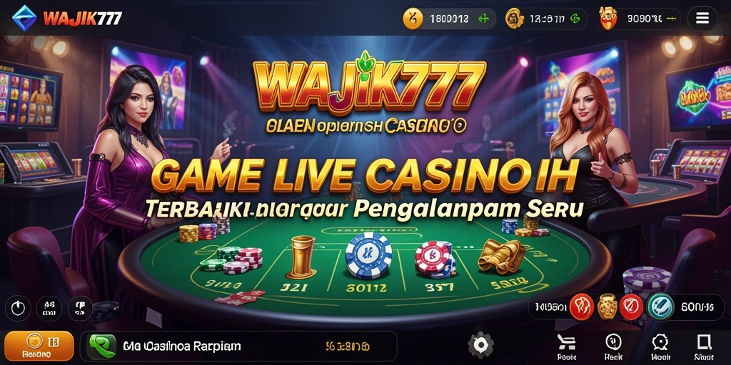 Tampilan gameplay seru di WAJIK777 dengan dealer profesional.