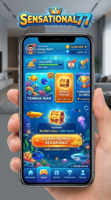 Proses pengunduhan aplikasi di sensational77 sangat cepat.